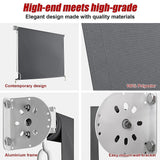 NNEDSZ Retractable Straight Drop Roll Down Awning Garden Patio Screen 2.1X2.5M