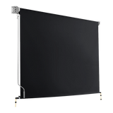 NNEDSZ Retractable Straight Drop Roll Down Awning Garden Patio Screen 2.1X2.5M