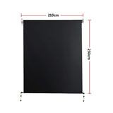 NNEDSZ Retractable Straight Drop Roll Down Awning Garden Patio Screen 2.1X2.5M