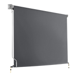 NNEDSZ Retractable Straight Drop Roll Down Awning Garden Patio Screen 3.0X2.5M