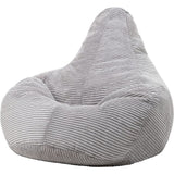 NNEDSZ Jumbo Cord Beanbag Chair Cover Unfilled Large Bean Bag - Grey