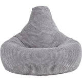 NNEDSZ Jumbo Cord Beanbag Chair Cover Unfilled Large Bean Bag - Grey