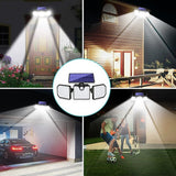 NNEDSZ 230 LED Solar Lights Outdoor 260LM Waterproof Motion Sensor Security Wall Lamp