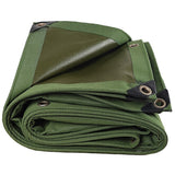 NNEDSZ 3x4M Army Heavy Duty Waterproof Canvas Tarp Tarpaulin Sun Blocked Dustproof