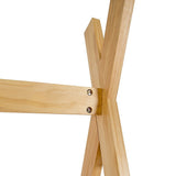 NNEDSZ Kids Tent Montessori Toddler Floor Bed Wooden Bedframe