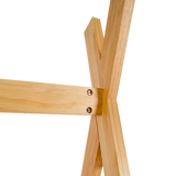 NNEDSZ Kids Tent Montessori Toddler Floor Bed Wooden Bedframe