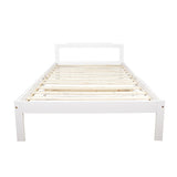 NNEDSZ Natural Wooden Bed Frame Home Furniture