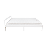 NNEDSZ Double Wooden Bed Frame Home Furniture White
