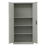 NNEDSZ Two-Door Metal Cabinet Shelf Storage for Home Office Gym