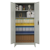 NNEDSZ Two-Door Metal Cabinet Shelf Storage for Home Office Gym