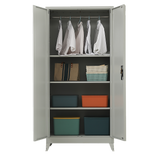 NNEDSZ Two-Door Metal Cabinet Shelf Storage for Home Office Gym