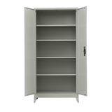 NNEDSZ Two-Door Metal Cabinet Shelf Storage for Home Office Gym