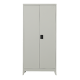 NNEDSZ Two-Door Metal Cabinet Shelf Storage for Home Office Gym