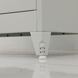 NNEDSZ Two-Door Metal Cabinet Shelf Storage for Home Office Gym