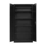 NNEDSZ Two-Door Metal Cabinet Shelf Storage for Home Office Gym