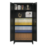 NNEDSZ Two-Door Metal Cabinet Shelf Storage for Home Office Gym