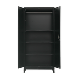 NNEDSZ Two-Door Metal Cabinet Shelf Storage for Home Office Gym