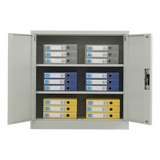 NNEDSZ Two-Door Metal Short Cabinet Shelf Storage for Home Office Gym