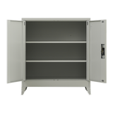 NNEDSZ Two-Door Metal Short Cabinet Shelf Storage for Home Office Gym