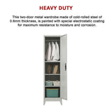 NNEDSZ Single-Door Metal Tall Cabinet Shelf Storage for Home Office Gym