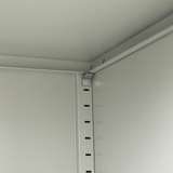 NNEDSZ Single-Door Metal Tall Cabinet Shelf Storage for Home Office Gym