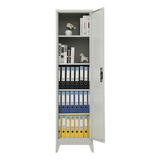 NNEDSZ Single-Door Metal Tall Cabinet Shelf Storage for Home Office Gym