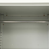NNEDSZ Single-Door Metal Tall Cabinet Shelf Storage for Home Office Gym