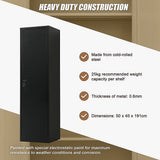 NNEDSZ Single-Door Metal Tall Cabinet Shelf Storage for Home Office Gym