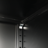 NNEDSZ Single-Door Metal Tall Cabinet Shelf Storage for Home Office Gym