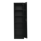 NNEDSZ Single-Door Metal Tall Cabinet Shelf Storage for Home Office Gym