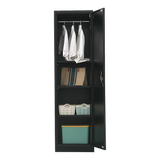 NNEDSZ Single-Door Metal Tall Cabinet Shelf Storage for Home Office Gym