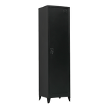 NNEDSZ Single-Door Metal Tall Cabinet Shelf Storage for Home Office Gym