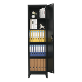 NNEDSZ Single-Door Metal Tall Cabinet Shelf Storage for Home Office Gym