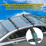 NNEDSZ Lockable Aluminium Car Roof Rack Bars Without Rail Anti Theft Luggage Carrier