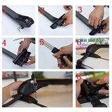 NNEDSZ Lockable Aluminium Car Roof Rack Bars Without Rail Anti Theft Luggage Carrier