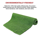 NNEDSZ 200cm x 250cm Lawn Turf Artificial Grass Mat Carpet Fake Synthetic Garden Landscape