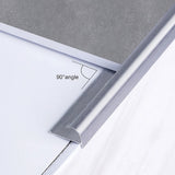 NNEDSZ 10 x Tile Trim Heavy Duty Round Edge Aluminium 10mm