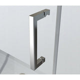 Adjustable 1300x800mm Single Door Corner Sliding Glass Shower Screen in Chrome
