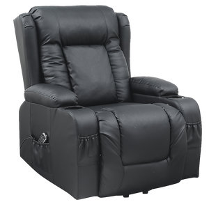 NNEDSZ Lift Heated Leather Recliner Electric Massage Chair with USB port