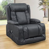 NNEDSZ Lift Heated Leather Recliner Electric Massage Chair with USB port
