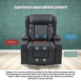 NNEDSZ Lift Heated Leather Recliner Electric Massage Chair with USB port