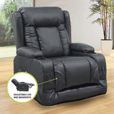 NNEDSZ Lift Heated Leather Recliner Electric Massage Chair with USB port