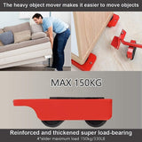 NNEDSZ 4 X All-purpose Dolly Plastic Heavy Duty Furniture Mover Slider Set