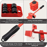 NNEDSZ 4 X All-purpose Dolly Plastic Heavy Duty Furniture Mover Slider Set