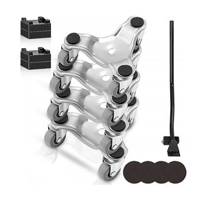 NNEDSZ 4 X All-purpose Dolly Metal Heavy Duty Furniture Mover Slider Set