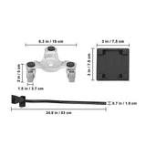 NNEDSZ 4 X All-purpose Dolly Metal Heavy Duty Furniture Mover Slider Set