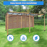 NNEDSZ Roof Pergola Gazebo Shed Matte Black Steel Brackets DIY Kits