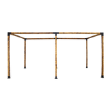 NNEDSZ Roof Pergola Gazebo Shed Matte Black Steel Brackets DIY Kits