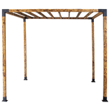 NNEDSZ Roof Pergola Gazebo Shed Matte Black Steel Brackets DIY Kits