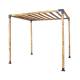 NNEDSZ Roof Pergola Gazebo Shed Matte Black Steel Brackets DIY Kits